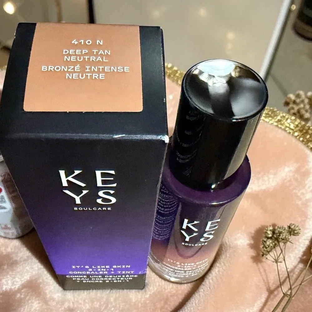 Keys Soulcare - It's Like Skin 2-in-1‎ Concealer + Tint - Deep Tan Neutral *NIB*